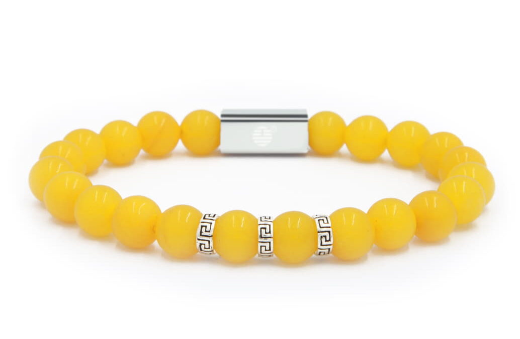 yellow jade bracelets