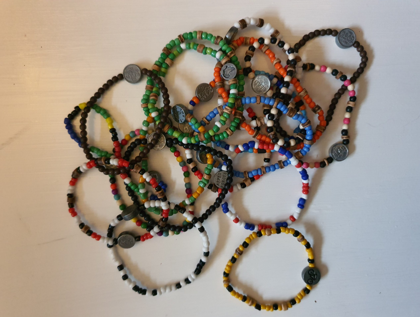 African bead bracelets