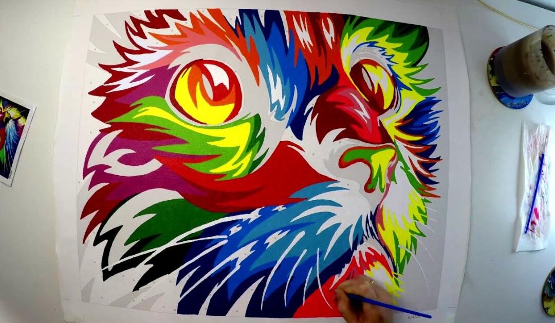 cat paint by numbers